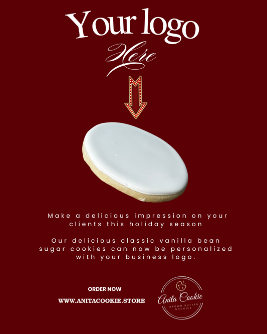 Customized Logo Image Cookies